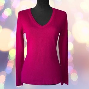 NWT Ann Taylor L/S Cashmere Sweater Size Medium